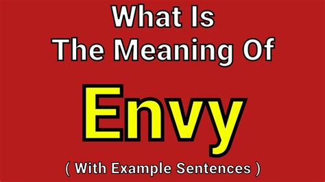 envy deutsch|envy meaning.